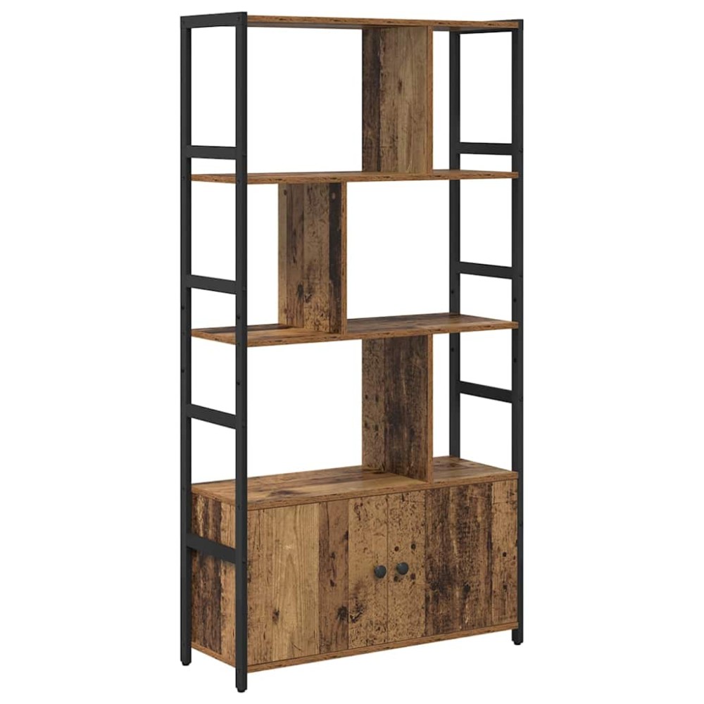 vidaXL Raft pentru cărți Lemn vechi 80 x 30 x 155.5 cm Lemn compozit