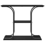 vidaXL Masă de consolă Stejar negru 101 x 35 x 80.5 cm Lemn compozit vidaXL Masă de consolă Stejar negru 101 x 35 x 80.5 cm Lemn compozit