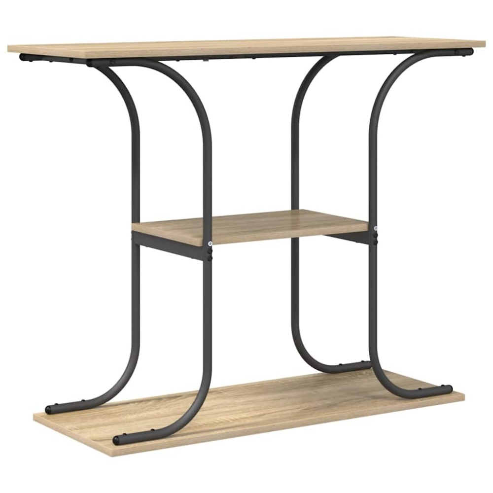 vidaXL Masă de consolă Stejar sonoma 101 x 35 x 80.5 cm Lemn compozit