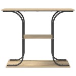 vidaXL Masă de consolă Stejar sonoma 101 x 35 x 80.5 cm Lemn compozit vidaXL Masă de consolă Stejar sonoma 101 x 35 x 80.5 cm Lemn compozit