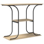 vidaXL Masă de consolă Stejar sonoma 101 x 35 x 80.5 cm Lemn compozit vidaXL Masă de consolă Stejar sonoma 101 x 35 x 80.5 cm Lemn compozit