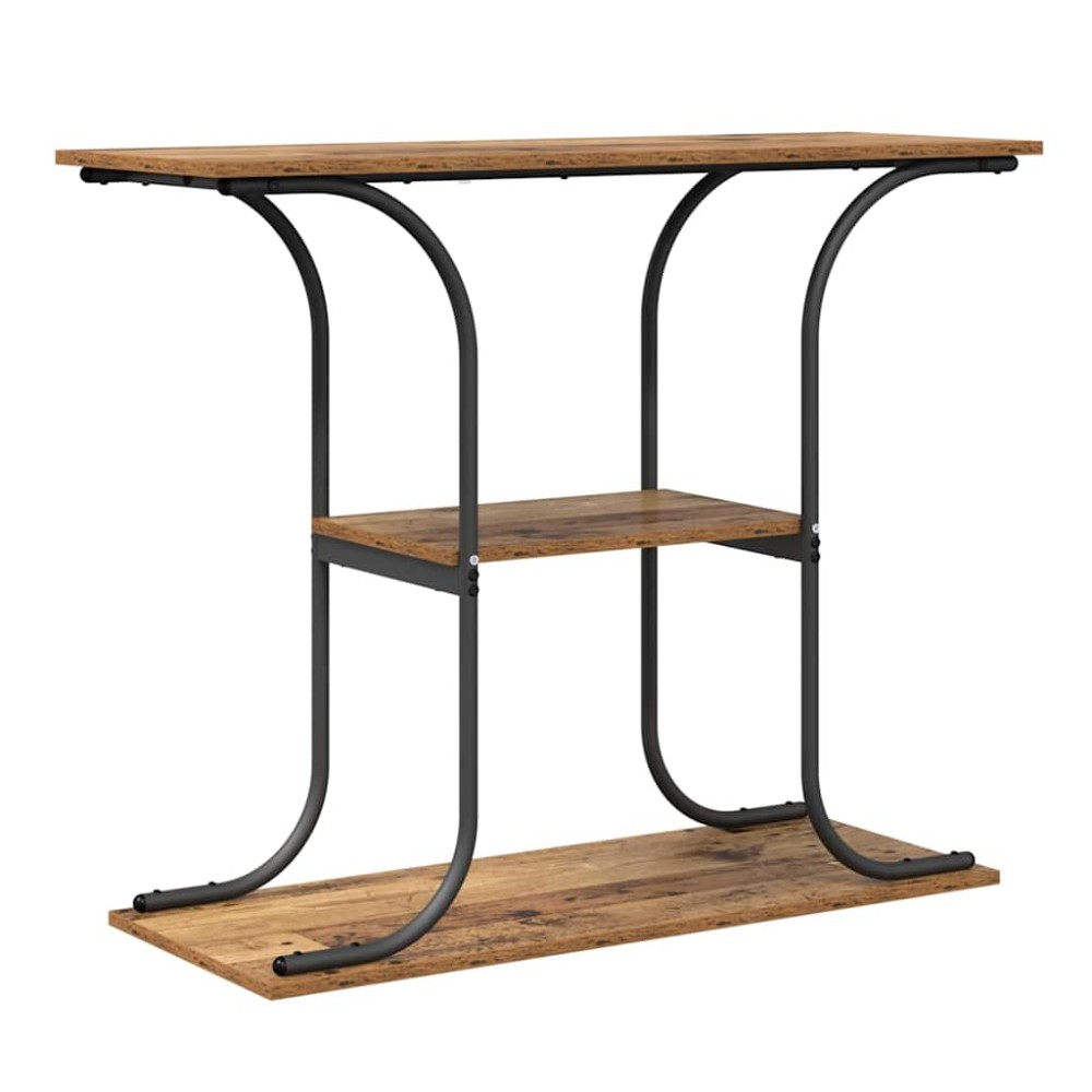 vidaXL Masă de consolă Lemn vechi 101 x 35 x 80.5 cm Lemn compozit