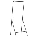 vidaXL Suport pentru Hârtie Negru 60 x 53 x 155 cm Oțel