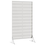 vidaXL Ecran de intimitate Gri 100 x 50 x 180 cm Oțel