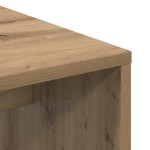 vidaXL Birou cu raft stejar artizanal 102 x 50 x 124 cm Lemn compozit vidaXL Birou cu raft stejar artizanal 102 x 50 x 124 cm Lemn compozit