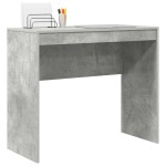 vidaXL Masă de Scris Gri Beton MDF cu finisaj gri beton 90 x 40 x 76 cm