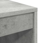 vidaXL Masă de Scris Gri Beton MDF cu finisaj gri beton 90 x 40 x 76 cm