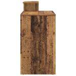 vidaXL Birou cu sertar Lemn Vechi 120,5 x 44 x 88,5 cm Lemn compozit