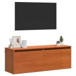 vidaXL Dulap de perete Maro ceruit 100 x 30 x 35 cm Lemn masiv de pin vidaXL Dulap de perete Maro ceruit 100 x 30 x 35 cm Lemn masiv de pin