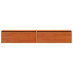 vidaXL Dulapuri de perete Pe perete 2 pcs Maro ceruit 100 x 30 x 35 cm