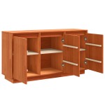 vidaXL Bufet cu depozitare cu ușă Maro 111 x 34 x 60 cm Lemn masiv de pin vidaXL Bufet cu depozitare cu ușă Maro 111 x 34 x 60 cm Lemn masiv de pin