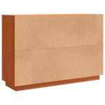 vidaXL Bufet cu sertar Maro ceruit 110 x 34 x 75 cm Lemn masiv de pin vidaXL Bufet cu sertar Maro ceruit 110 x 34 x 75 cm Lemn masiv de pin