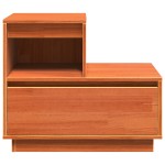 vidaXL Dulap de noapte Maro ceruit 60 x 34 x 51 cm Lemn masiv de pin vidaXL Dulap de noapte Maro ceruit 60 x 34 x 51 cm Lemn masiv de pin
