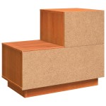 vidaXL Dulap de noapte Maro ceruit 60 x 34 x 51 cm Lemn masiv de pin vidaXL Dulap de noapte Maro ceruit 60 x 34 x 51 cm Lemn masiv de pin