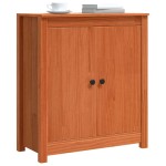vidaXL Bufet cu depozitare cu ușă Maro 70 x 35 x 80 cm Lemn de brad solid vidaXL Bufet cu depozitare cu ușă Maro 70 x 35 x 80 cm Lemn de brad solid
