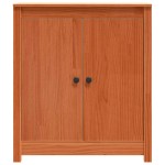 vidaXL Bufet cu depozitare cu ușă Maro 70 x 35 x 80 cm Lemn de brad solid vidaXL Bufet cu depozitare cu ușă Maro 70 x 35 x 80 cm Lemn de brad solid