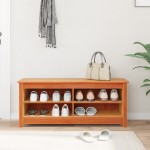 vidaXL Bancă cu spațiu de depozitare Maroniu cerat 110 x 38 x 45,5 cm