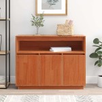 vidaXL Bufet cu depozitare cu ușă Maro 104.5 x 34 x 80 cm Lemn de brad solid vidaXL Bufet cu depozitare cu ușă Maro 104.5 x 34 x 80 cm Lemn de brad solid