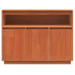 vidaXL Bufet cu depozitare cu ușă Maro 104.5 x 34 x 80 cm Lemn de brad solid vidaXL Bufet cu depozitare cu ușă Maro 104.5 x 34 x 80 cm Lemn de brad solid