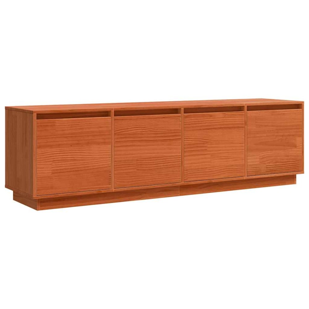vidaXL Cabinet TV Maro 156 x 37 x 45 cm Lemn de brad solid