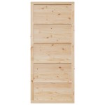 vidaXL Ușă din Pin Solid Lemn Deschis Lemn de Pin 90 x 2.5 x 208 cm