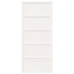 vidaXL Ușă de Fermă Albă 90x208 cm Lemn Masiv de Pin vidaXL Ușă de Fermă Albă 90x208 cm Lemn Masiv de Pin