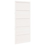vidaXL Ușă de Fermă Albă 90x208 cm Lemn Masiv de Pin vidaXL Ușă de Fermă Albă 90x208 cm Lemn Masiv de Pin