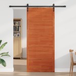vidaXL Ușă de hambar Maro cerat 80x208 cm Lemn solid de pin vidaXL Ușă de hambar Maro cerat 80x208 cm Lemn solid de pin
