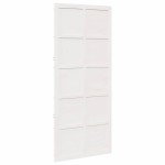 vidaXL Ușă hambar Alb 100 x 210 cm Lemn masiv de pin vidaXL Ușă hambar Alb 100 x 210 cm Lemn masiv de pin
