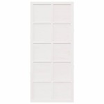 vidaXL Ușă hambar Alb 100 x 210 cm Lemn masiv de pin vidaXL Ușă hambar Alb 100 x 210 cm Lemn masiv de pin