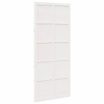 vidaXL Ușă hambar Alb 90 x 210 cm Lemn masiv de pin vidaXL Ușă hambar Alb 90 x 210 cm Lemn masiv de pin