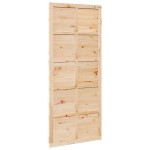 vidaXL Ușă hambar Maro 80 x 210 cm Lemn masiv de pin vidaXL Ușă hambar Maro 80 x 210 cm Lemn masiv de pin
