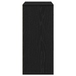 vidaXL Bufet cu sertar cu raft cu depozitare cu ușă Stejar negru 60 x 31 x 70 cm Lemn compozit