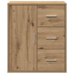vidaXL Bufet cu sertar cu raft stejar artizanal 60 x 31 x 70 cm Lemn compozit vidaXL Bufet cu sertar cu raft stejar artizanal 60 x 31 x 70 cm Lemn compozit