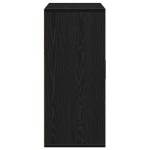 vidaXL Bufet cu sertar cu raft cu depozitare cu ușă Stejar negru 60 x 31 x 70 cm Lemn compozit