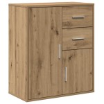 vidaXL Bufet cu sertar cu raft stejar artizanal 60 x 31 x 70 cm Lemn compozit