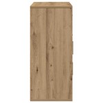 vidaXL Bufet cu sertar cu raft stejar artizanal 60 x 31 x 70 cm Lemn compozit