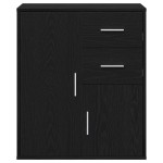 vidaXL Bufet cu sertar cu raft cu depozitare cu ușă Stejar negru 60 x 31 x 70 cm Lemn compozit vidaXL Bufet cu sertar cu raft cu depozitare cu ușă Stejar negru 60 x 31 x 70 cm Lemn compozit