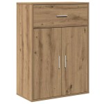 vidaXL Bufet cu sertar cu raft stejar artizanal 79 x 38 x 80 cm Lemn compozit vidaXL Bufet cu sertar cu raft stejar artizanal 79 x 38 x 80 cm Lemn compozit