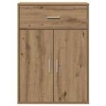 vidaXL Bufet cu sertar cu raft stejar artizanal 79 x 38 x 80 cm Lemn compozit vidaXL Bufet cu sertar cu raft stejar artizanal 79 x 38 x 80 cm Lemn compozit