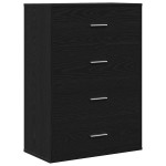 vidaXL Bufet cu sertar Stejar negru 60 x 31 x 84 cm PAL vidaXL Bufet cu sertar Stejar negru 60 x 31 x 84 cm PAL