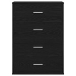 vidaXL Bufet cu sertar Stejar negru 60 x 31 x 84 cm PAL vidaXL Bufet cu sertar Stejar negru 60 x 31 x 84 cm PAL