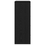 vidaXL Bufet cu sertar Stejar negru 60 x 31 x 84 cm PAL vidaXL Bufet cu sertar Stejar negru 60 x 31 x 84 cm PAL