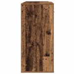 vidaXL Bufet cu sertar cu raft cu depozitare cu ușă Lemn vechi 79 x 38 x 80 cm Lemn compozit