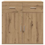 vidaXL Bufet cu sertar cu raft stejar artizanal 79 x 38 x 80 cm Lemn compozit vidaXL Bufet cu sertar cu raft stejar artizanal 79 x 38 x 80 cm Lemn compozit