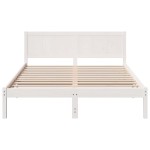 vidaXL Cadru de pat Alb 160 x 200 cm Lemn masiv de pin vidaXL Cadru de pat Alb 160 x 200 cm Lemn masiv de pin