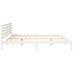 vidaXL Cadru de pat cu headboard Alb 180 x 210 cm Lemn masiv de pin vidaXL Cadru de pat cu headboard Alb 180 x 210 cm Lemn masiv de pin