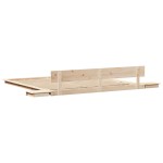 vidaXL Cadru de pat Maro 200 x 200 cm lemn vidaXL Cadru de pat Maro 200 x 200 cm lemn
