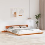 vidaXL Cadru de pat Maro 200 x 200 cm lemn vidaXL Cadru de pat Maro 200 x 200 cm lemn