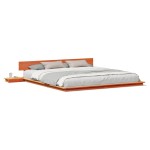 vidaXL Cadru de pat Maro 200 x 200 cm lemn vidaXL Cadru de pat Maro 200 x 200 cm lemn